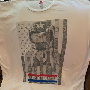 Men’s fashion t-shirt with print - 2XL